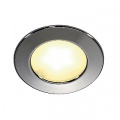 Plafonnier, Dl 126 LED, rond, chromé, 3 W, blanc chaud, 12 V