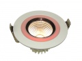 Downlight LED Cob Calon 7 W + 3 W Blanc chaud + Rouge