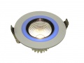 Downlight LED Cob Calon 7 W + 3 W Blanc chaud + bleu