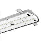 Luminaire HERMETIC LINX 150, 24 W, blanc chaud, cache PC, opale, IP 65