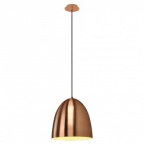 Lampe Paire d'ampoules suspendues Cone 30, E27, rondes, cuivre, max. 60 W