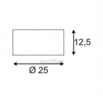 Spot LED de surface 1800 lm, rond, blanc, 48 LED, 3000 K