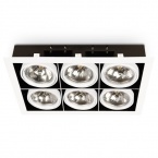 Plafonnier mobile 600, 6 x max. 50 W blanc