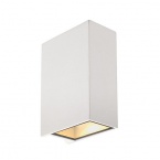 Applique murale Quad 2 XL, carrée, blanche, LED, 2 x 3,2 W, 3 000 K, éclairage direct/indirect