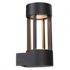 Applique murale Slots, anthracite, LED 6,3 W, blanc chaud