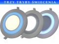 Downlight LED Power Easy 10 W + 2 W DW + bleu