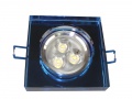 Downlight LED Power Clipper Bleu 3*1w Blanc Lumière du jour