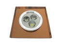 Downlight LED Power Jang Coffee 3 x 1 W Blanc chaud