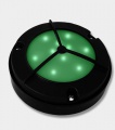 Luminaire d'appoint Lumière de façade LED-12 noire/verte