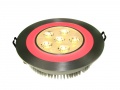 Downlight LED Power Flea 1 W x 6 W + 3 W blanc chaud + rouge
