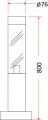 Lampadaire Marina 80