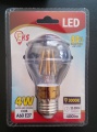 Ampoule LED à filament E27 A60 4 W 220 V- 240 V 270 degrés blanc chaud avec convertisseur