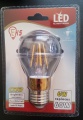 Ampoule LED à filament E27 A60 6 W 220 V- 240 V 270 degrés blanc chaud avec convertisseur