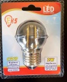 Ampoule LED à filament E27 P45 2 W 220 V- 240 V 360 degrés blanc chaud avec convertisseur