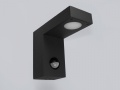 Luminaire de façade LED Laia 7 W WW noir IP54 avec capteur PIR