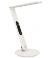 Lampe de bureau avec écran LCD, LED cristal, 6,5 W, 46 SMD, 500 lm, 4 000 K, blanc