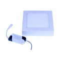 Panneau LED carré en surface 12 W - 4 000 K