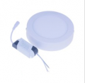 Panneau LED rond en surface 12 W - 3 000 K