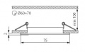 Spot de plafond Navi Ctx-Ds10-B