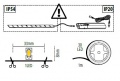 Kit LED alimenté par batterie avec détecteur de mouvement Jeu de LED W-Se Btry