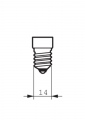 Bougie LED Cla D 5-40 W Ba35 E14 827 Cl