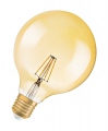 Globe LED vintage 1906 60 fils doré à intensité variable