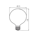 Source de lumière LED XLED G125 7W-WW